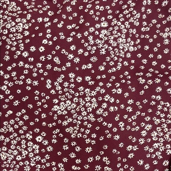 Lush Burgundy Floral Blouse - Picture 5 of 12